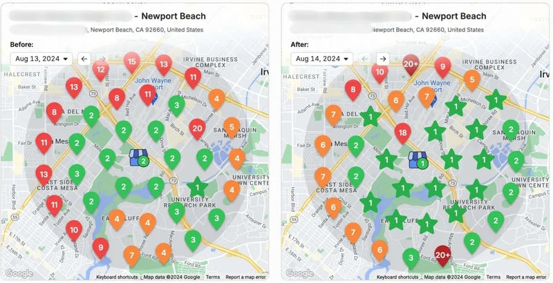 “...site skyrocketed in local rankings within 24 hours!...Instant ranking boosts, and it’s still climbing and will continue to climb...
This is in the MedSpace niche, which is super competitive...Absolute GAME CHANGER...!”